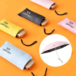 Mini five-fold umbrella sun protection sun umbrella sun protection anti-ultraviolet small and portable men and women fashion sun