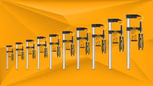 50 มม INGCO ปากกา จับชิ้นงาน F-Clamp ชุด 3 รายประกันไม่สะดวก รหัส : 150 HFC020501 | 200 HFC020502 | 250 HFC020503