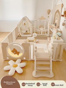 NIHAOTONGNIAN | Infant Play Safety Fence Indoor Use