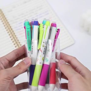 Mr.paper | Mr. Paper 3 Colors Erasable Gel Pens 0.7mm Retractable with Rubber Tip for Student Writing and Painting