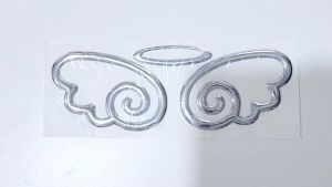 สติ๊กเกอร์ลายปีกนางฟ้า Angel ติดโลโก้รถแบบ 3D