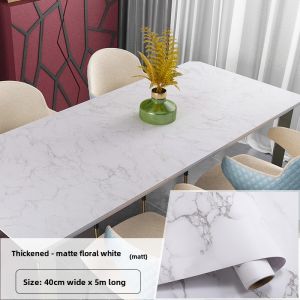 KEERMAN | Thick Matte Faux Marble Self-adhesive Waterproof Stove Decal