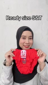 12Pcs Golden Nick Keriting Warna Celana Dalam Anak Perempuan Bahan Katun Adem Motif Bordir