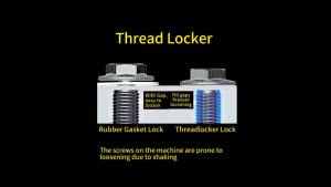 LOOLIFL | Thread Locker 50ml Red High Strength Anaerobic Adhesive Anti Loose Rustproof Thread Seal Lock Glue for Automotive Machinery Bolt
