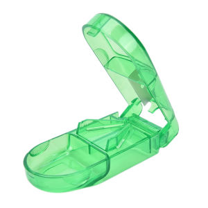 Mini Medicine Cutter: Portable Pill Cutter for Small Tablet Pill Splitter Pill Cutter with Storage