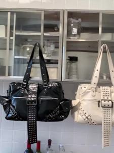 URCDN RDALVO | Punk Style Tote Bag Versatile for Work or Casual