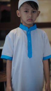 Baju Koko Anak Laki Laki Model Raihan Jubah Gamis Anak Bonus Peci