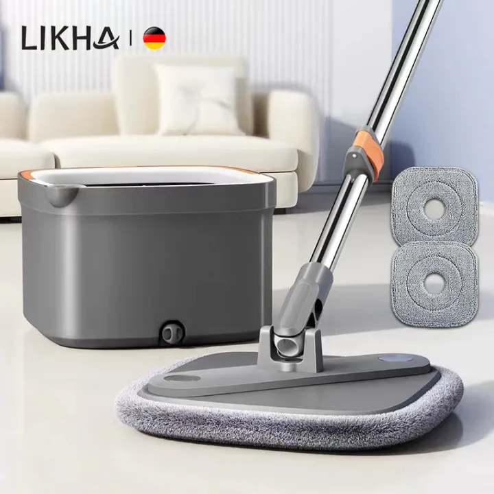 LIKHA%20360%C2%B0%20Spin%20Separation%20Mop%20Self%20Wash%20Spin%20Mop%20with%20Bucket%20Sewage%20Separation%20Mop%20High%20Quality%20Microfiber%20Cloth%20Magic%20%EF%BC%ADop%20Set%20-%20Image%202