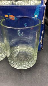 JIMS TRANSPARENT DRINKING GLASS BASO 210ML ‘ 6PCS #188 ( SOLD BY 1 SET )