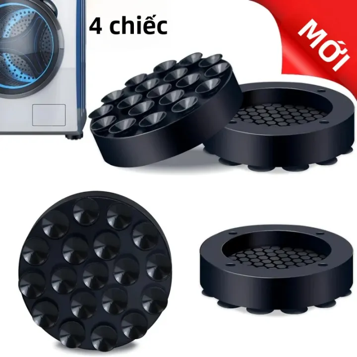 4 Miếng Đệm Chống Rung Cho Máy Giặt Với 19 Cốc Hút Mạnh Yên Tĩnh Chống ...
