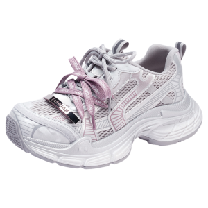 Josiny | Summer Vintage Breathable Casual Shoes With Double Shoelaces Chunky Dad Sneakers