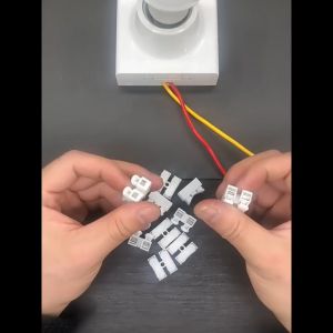 10PCS Electrical Connectors Quick Connect Terminal Self Locking Press CH-2 Quick Wiring Terminal Flame Retardant