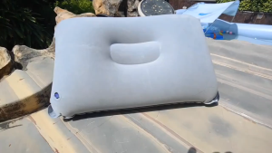 1pcs Portable Air Inflation Pillow PVC For Outdoor Travel Camping Hiking Sleeping