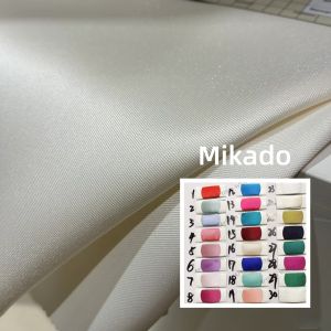 High end rose red Mikado fabric for sewing womens wedding dresses evening gowns DIY doll clothing fabrics