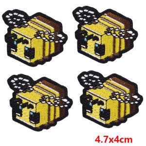 5PCS/Lots Cartoon Animals Embroidered Patch On Clothes Dinosaur Frog Cat Iron On Patches For Clothing Thermoadhesive Patches DIY