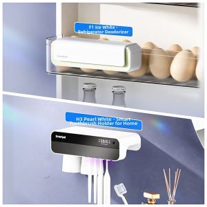 smartpal | Intelligent UV Sterilizing Drying Wall-Mounted Toothbrush Holder
