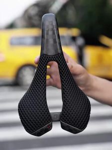 ONIRII | ONIRII FIVE 3D-Printed Saddle Carbon Base Rail High-Resilience Breathable Professional Saddle for Road Folding Mountain Bikes