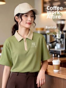 Breathable Summer Short Sleeve Polo Shirt Ice Filament Tshirt