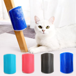 Cat scratcher pet corner hair remover floating hair brush massage scratching artifact cat scratching board toy supplies