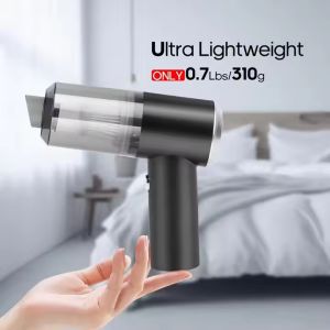 Máy Hút Bụi Ô Tô Không Dây 120W – Nhỏ Gọn Mạnh Mẽ Dùng Nguồn Sạc 12V – Trọng Lượng 310g 17x12cm