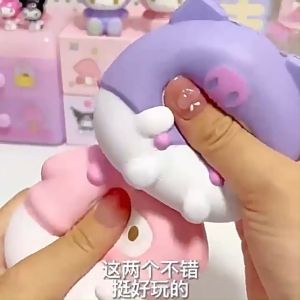 Cute Sanrio pinching toys kawaii stress relief soft anime cartoon childrens pinching toys gift