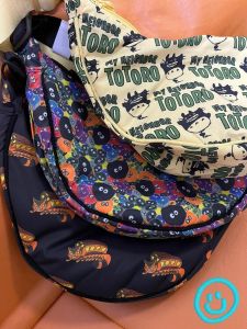 Southeast Asian Style! Men and Women Neutral! Dumpling Bag Portable Waterproof Shoulder Bag Cartoon Print Shoulder Bag Chest Bag