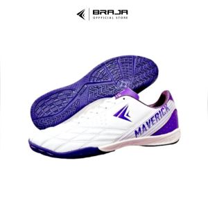 Sepatu Futsal Dewasa Braja Maverick Stylish In White Purple