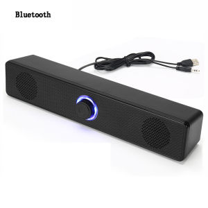 Salange | Surround Sound Bar Wired Computer Speakers Stereo Subwoofer Soundbar for Desktop Laptop PC TV Mini Speaker Home Theater System