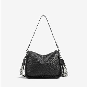 IELGY Large-Capacity Shoulder Bag Korean Version Trendy Fashion All-Match Casual Commuter Cross-Body Dump