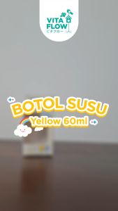 Vitaflow Botol Susu Multifungsi PP 60 ml Yellow