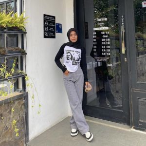 COD-CELANA JEANS WANITA KULOT LOOSE - CELANA KOREAN STYLE -KEKINIAN TERLARIS TERPOPULER