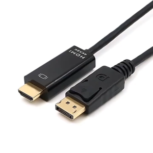 4K Display Port DP to HDMI compatible Cable DP to HD Adapter 1.8m 3m Display Port Video Audio Cable for PC Laptop HDTV Projector Monitor