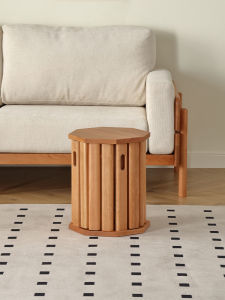 Cherry Wood Stackable Stool Square