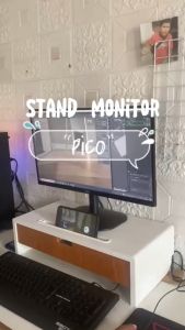 Monitor Stand Desk Riser - PICO Meja Dudukan Monitor Komputer PC - Stand Monitor PC Minimalist
