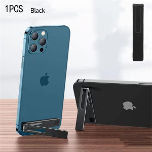1/2 Piece Metal Ultra-Thin Mini Phone Stand Modern and Simple Adjustable Angle Compatible with All Phones