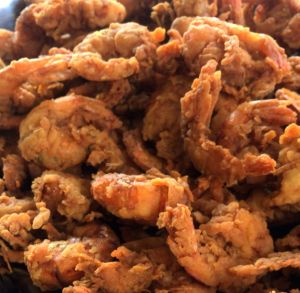 Udang Crispy yang di balut tepung beras anti bau amis