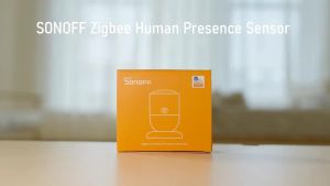 Sonoff | SONOFF SNZB-06P Zigbee 3.0 Human Presence Sensor Ambient Light Sensing Local Smart Scene Control 5.8GHz Presence Detection