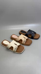 Divine Shoes [Size 37-41] 888-1 IMPORT Sandal Wanita Selop Sandal Jelly Karet Wanita Sandal Slop Flat