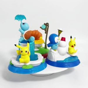 DUODUOBAO | Commemorative Edition Pokémon Action Dolls Pikachu and Friends Series Blind Box Anime Models Desktop Decorations Toys Gifts