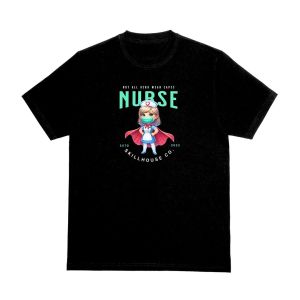 Nurse T-shirt Design | High Quality | Not All Heroes Wear Capes | Black Shirt | Profession Shirts