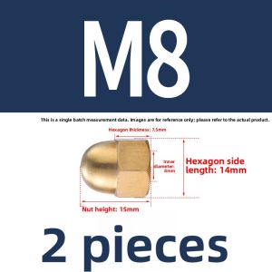 POWER&STRONG | Brass Cap Nuts