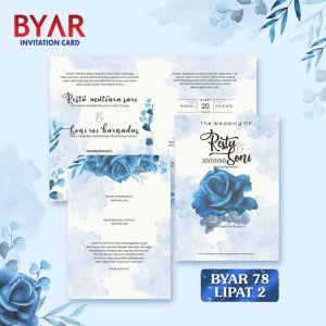 Blangko Undangan Kertas Undangan Pernikahan Byar 78 Harga Termurah Gratis File Setting