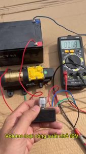 Bộ điều chỉnh tốc độ máy bơm mini - Chiết áp điều tốc 12v - Volume Bình xịt điện
