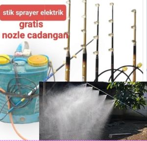 stik sprayer elektrik panjang 2 - 4m nozle kabut