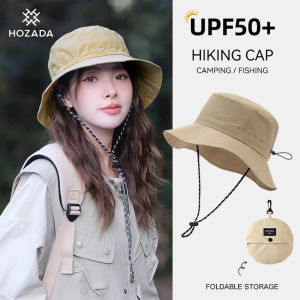 HOZADA Sun Cap Fisherman Hat Sun-proof Hat Casual Sun Hats Portable Fisherman Cap Large Brim Cap Sun Protection Cap UV Protection Hats for Summer Outdoor Travel Foldable Storage