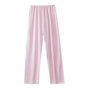 MiiOW | MiiOW Ice Silk Sleepwear Women Loose Long Sleeve Long Pants Suitable For Outdoor Summer Home Clothes Luxury Style Casual Leisure