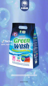 Green Wash HNI - Detergen Konsentrat Mampu Menghilangkan Noda Membandel