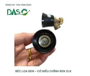 BÉC LOA TƯỚI CÂY MẶT INOX - REN 13.8mm - CÓ NÚM CHỈNH PHUN XA PHUN SƯƠNG GẦN