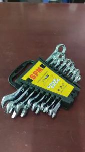 SPM Set Spanner Kombinasi 8 Pcs Warna Metalik - Kunci U Alat Pintar 8-19MM