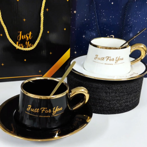 【EONMIR】Set Mug Pinggan Kotak Hadiah Kopi Cawan Keramik Plate Mug Set Gift Box Company Doorgift Customize Anniversary